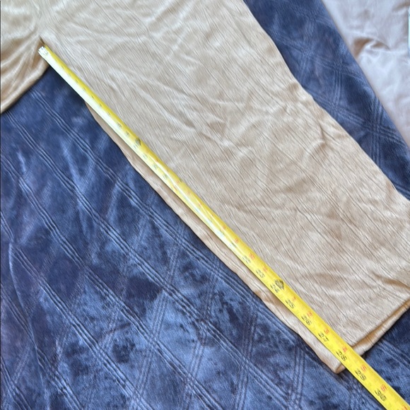 Vintage MAren Petite Women’s Tan Button Down Shirt Lightweight Top & Pant 16 - Picture 14 of 15